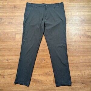 Rhone City Pants Mens 41x32 Black Commuter Classic Fit Performance Chino NWT